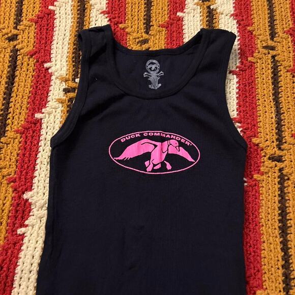 Duck Commander Pink and Black Tank - Picture 2 of 3